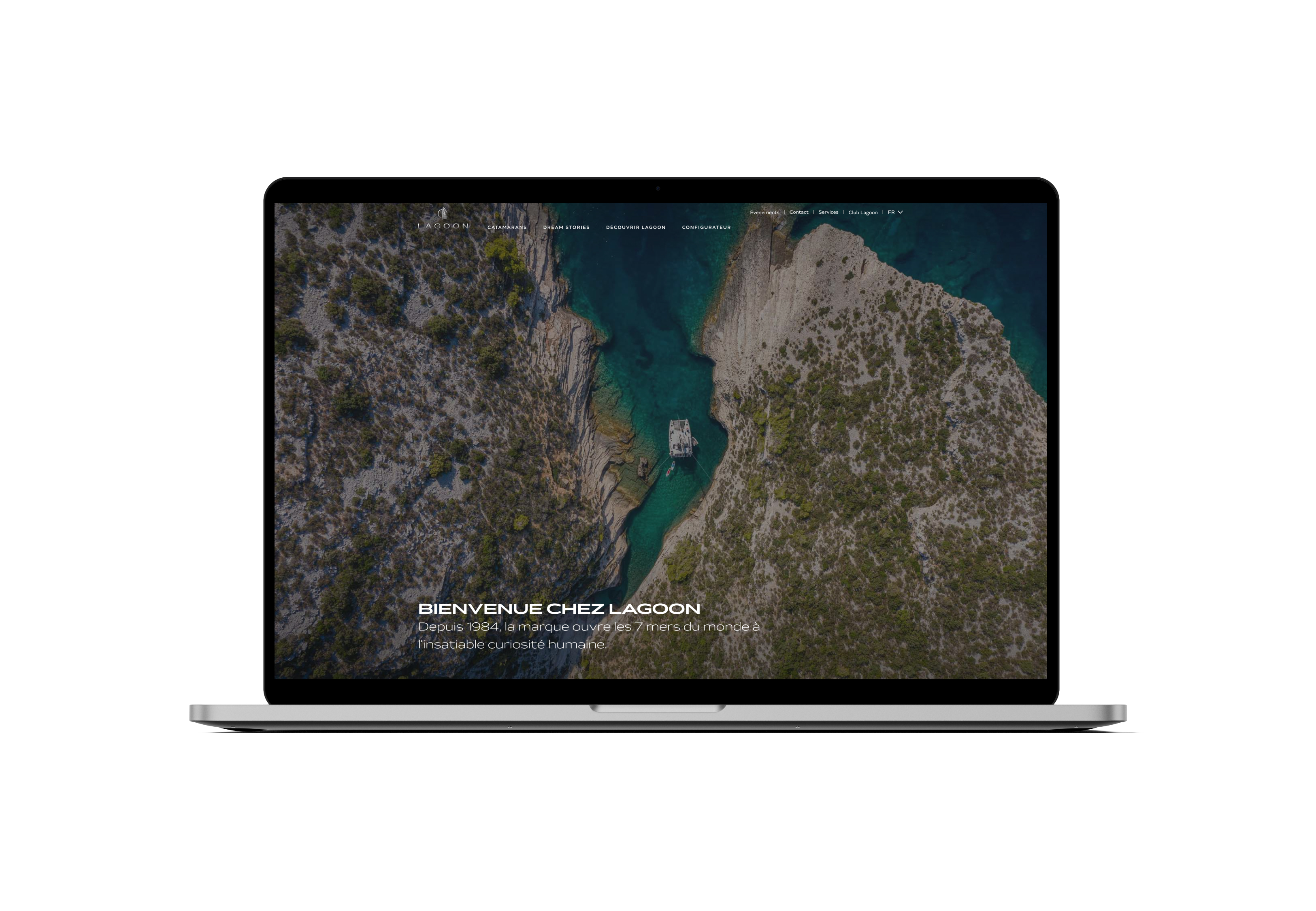 Mockup Desktop Lagoon Catamaran Home 01